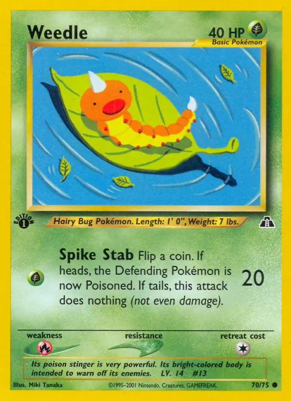 Image of the card Weedle