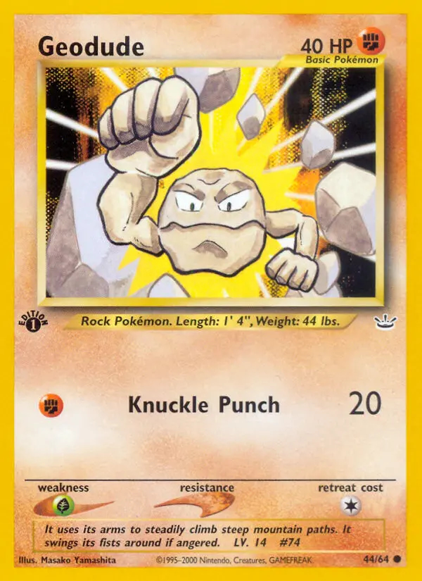 Image of the card Geodude