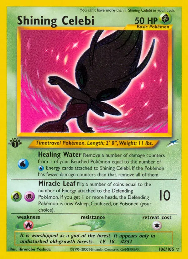 Image of the card Shining Celebi