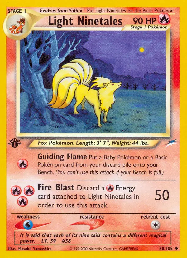 Image of the card Light Ninetales