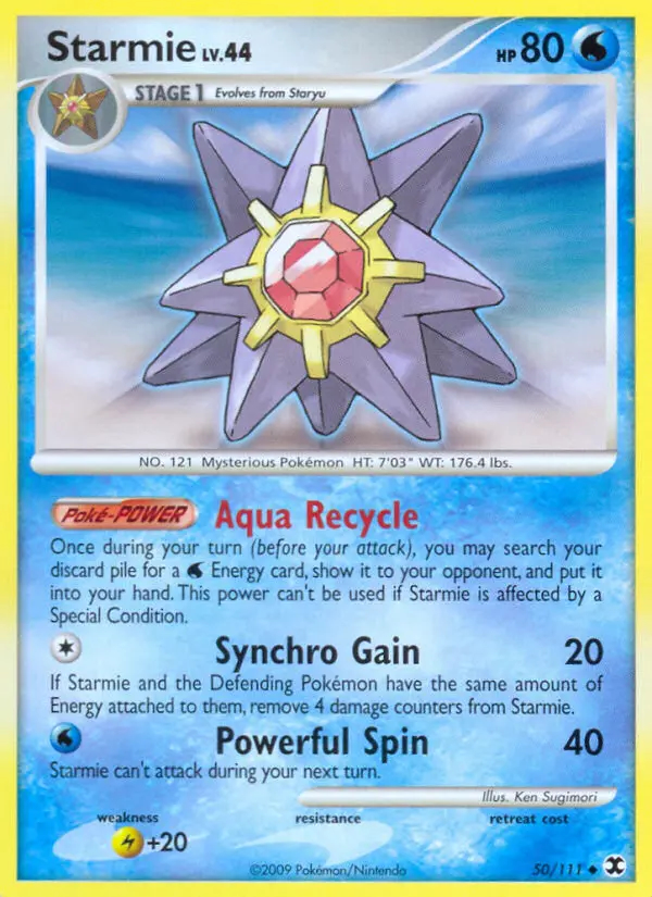 Image of the card Starmie
