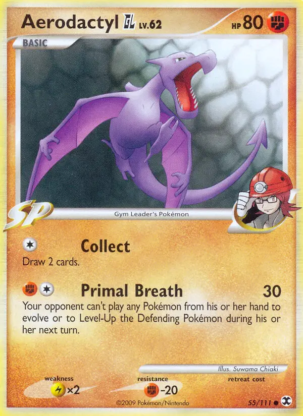 Image of the card Aerodactyl GL