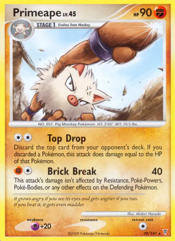 Image of the card Primeape