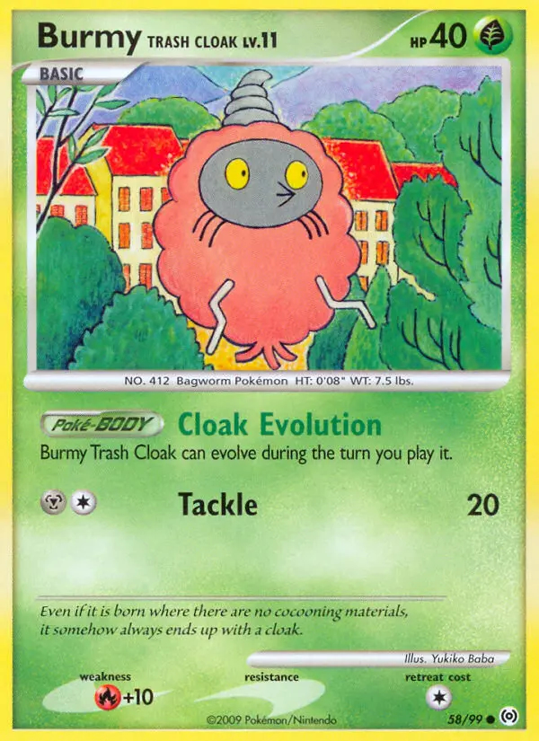 Image of the card Burmy Trash Cloak