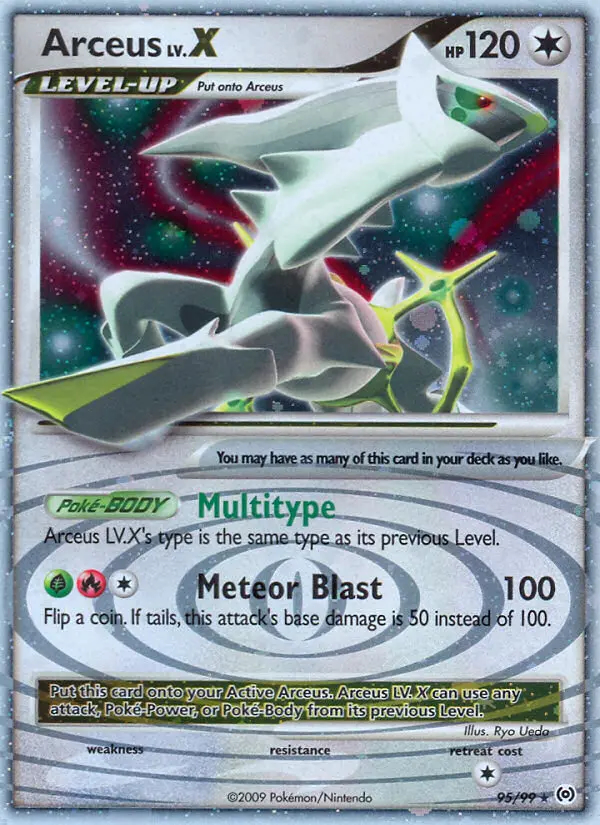Image of the card Arceus LV. X