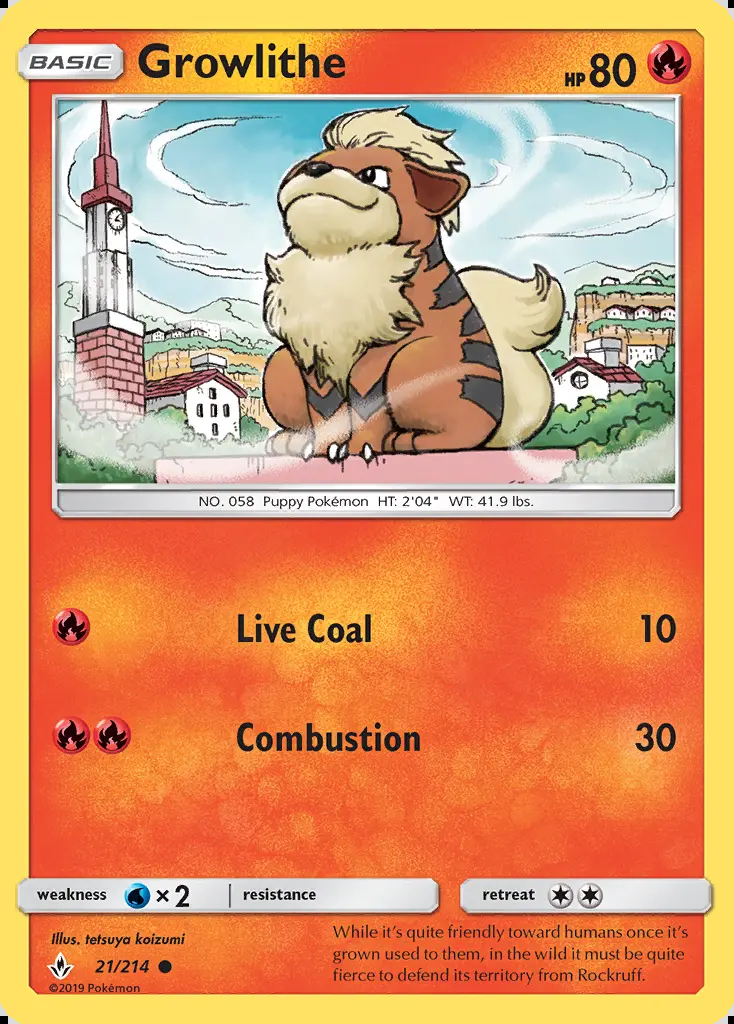 Image of the card Growlithe