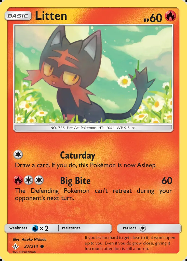 Image of the card Litten