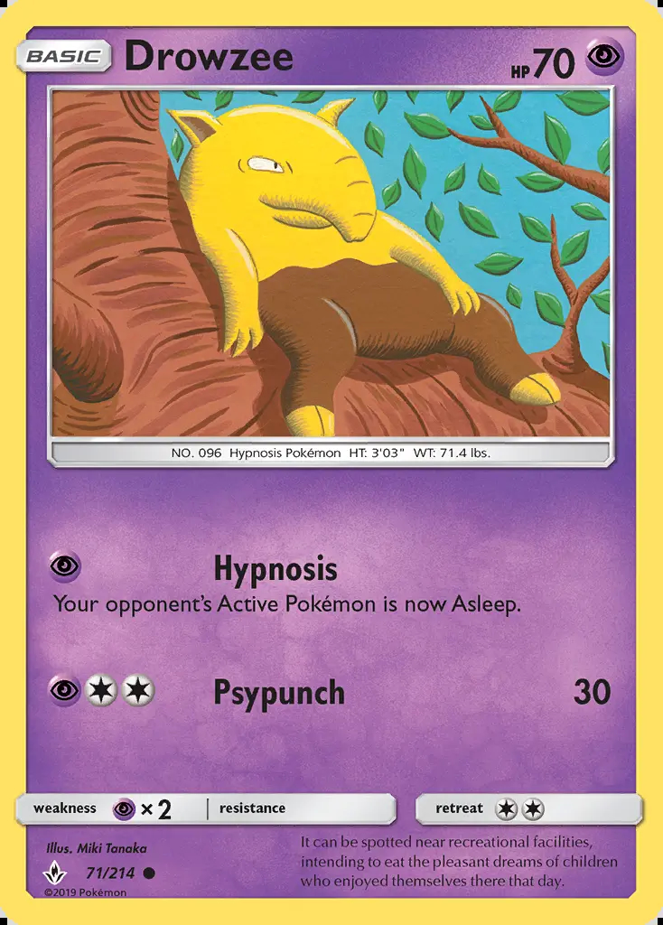 Image of the card Drowzee