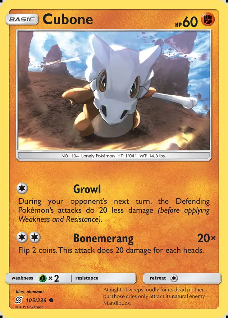 Image of the card Cubone
