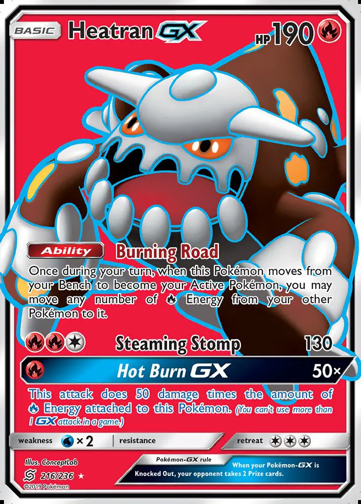 Image of the card Heatran GX