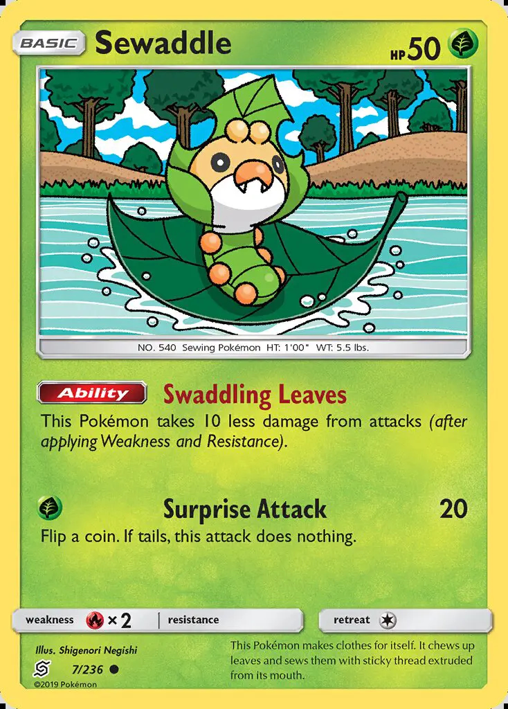 Image of the card Sewaddle