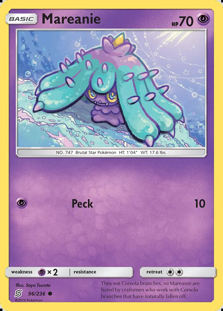 Image of the card Mareanie