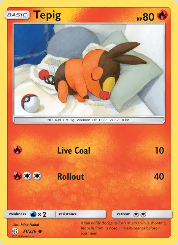 Image of the card Tepig