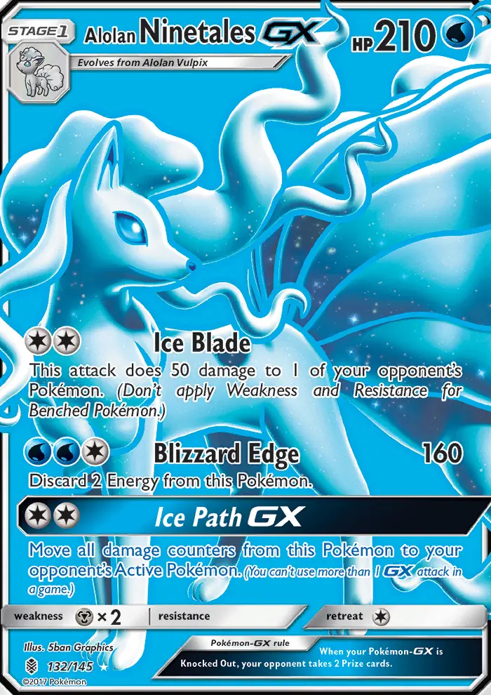 Image of the card Alolan Ninetales GX