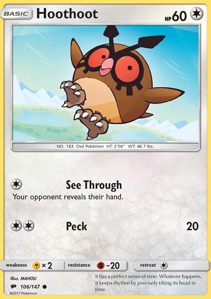 Image of the card Hoothoot