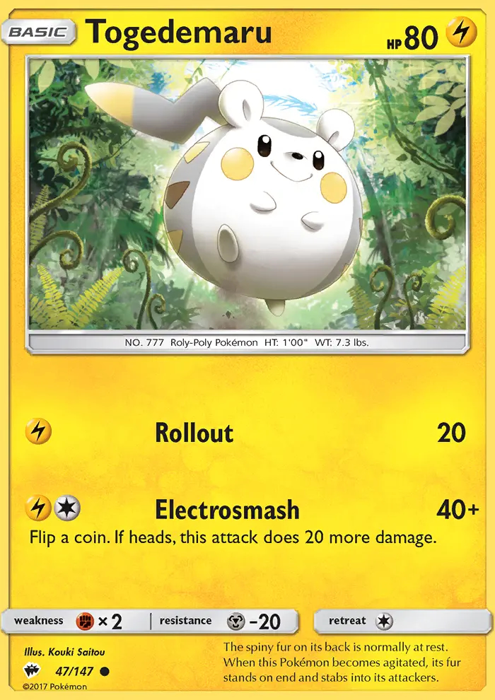 Image of the card Togedemaru