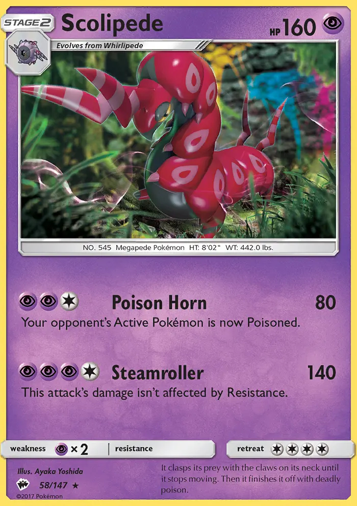 Image of the card Scolipede