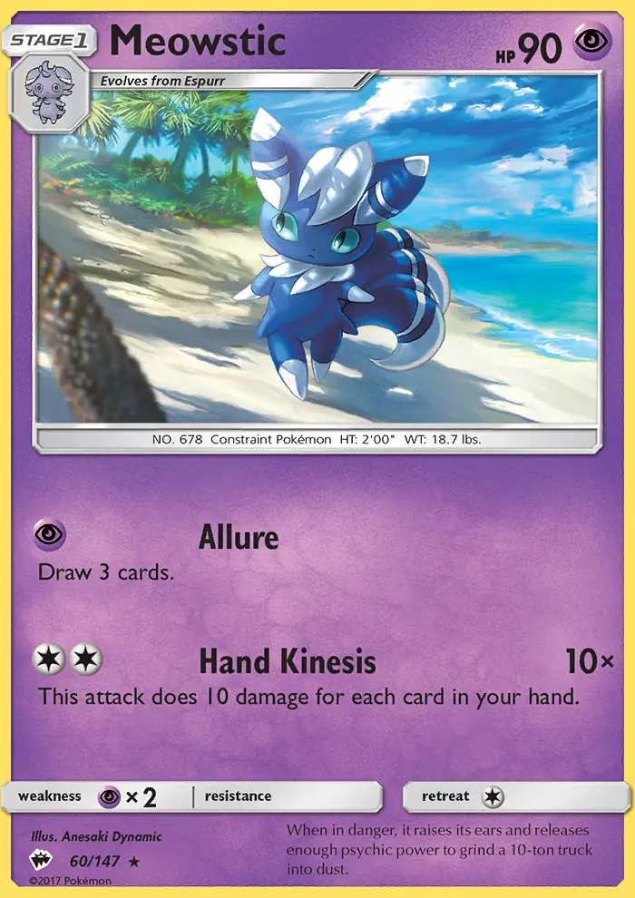 Image of the card Meowstic