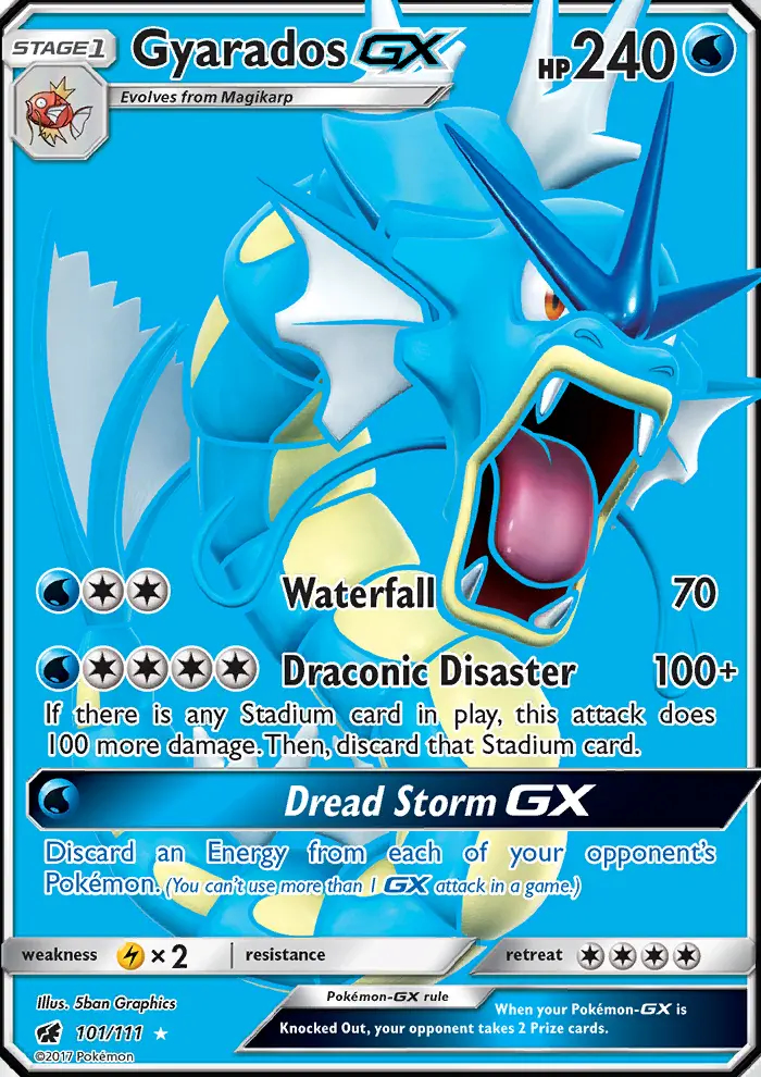 Image of the card Gyarados GX