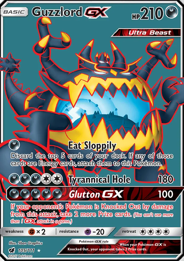 Image of the card Guzzlord GX