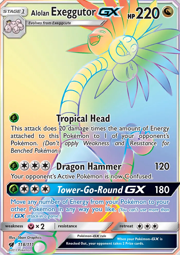 Image of the card Alolan Exeggutor GX
