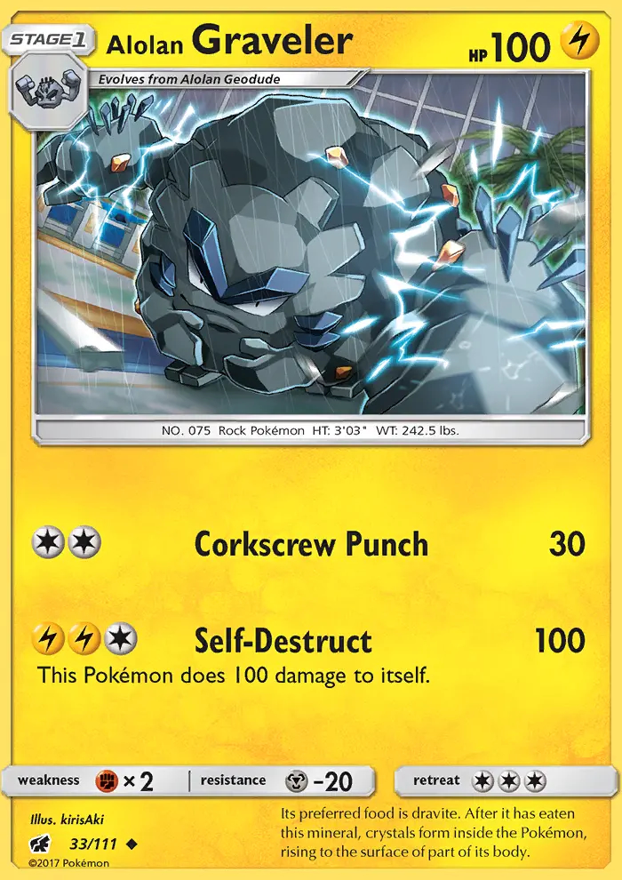Image of the card Alolan Graveler