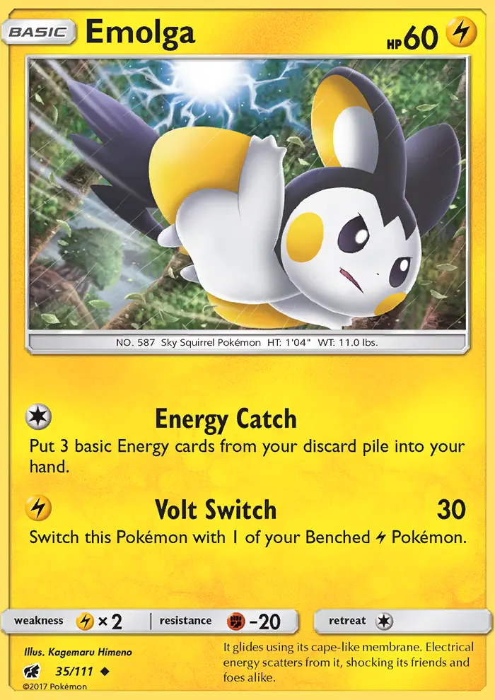Image of the card Emolga