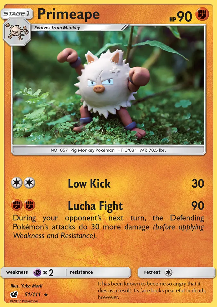Image of the card Primeape