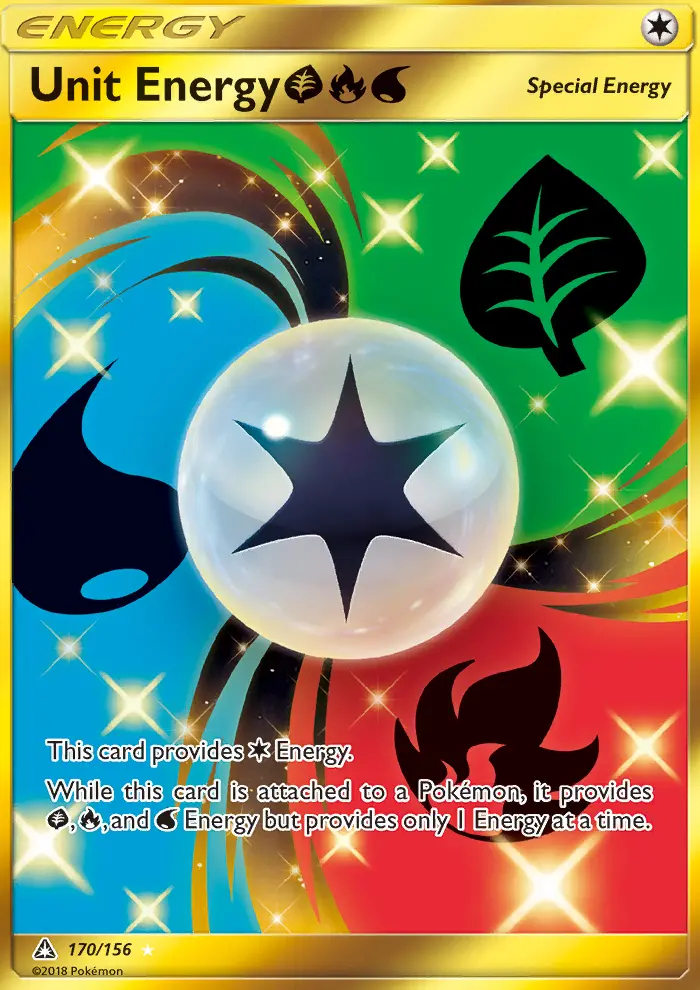 Image of the card Unit Energy GrassFireWater