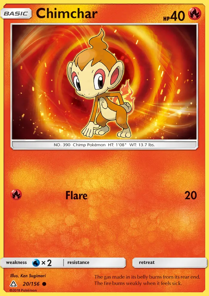 Image of the card Chimchar