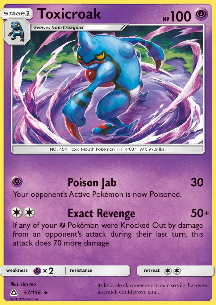 Image of the card Toxicroak