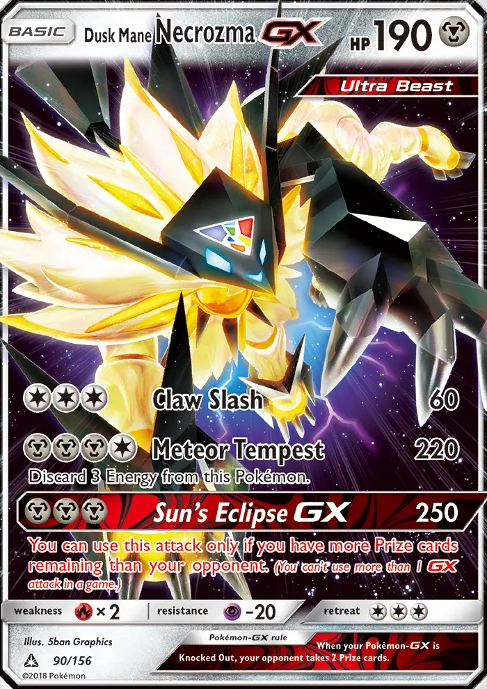 Image of the card Dusk Mane Necrozma GX