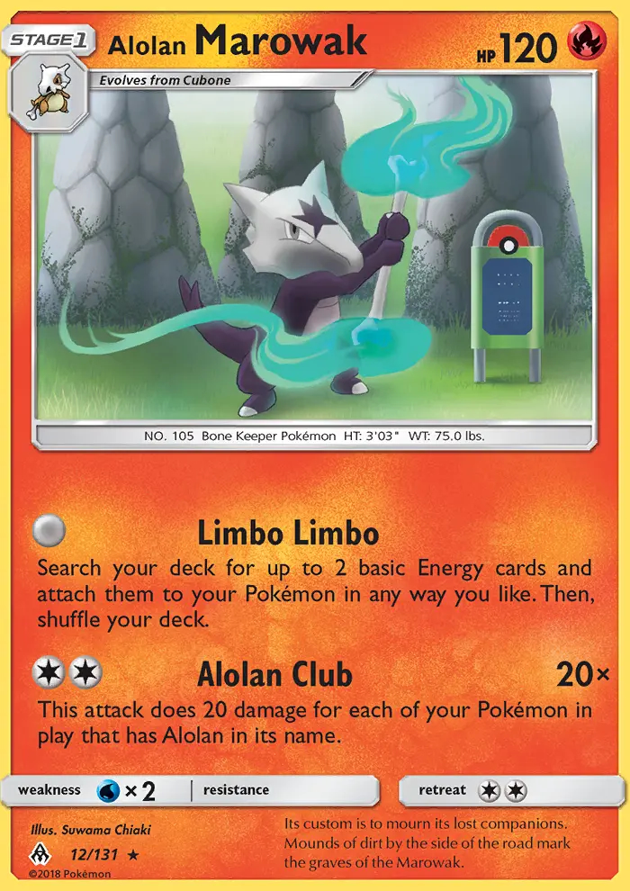 Image of the card Alolan Marowak
