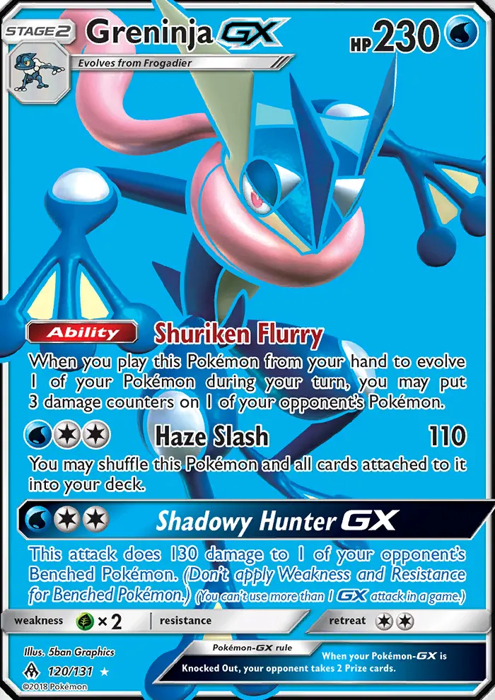 Image of the card Greninja GX