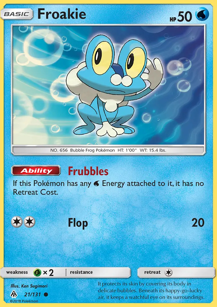 Image of the card Froakie