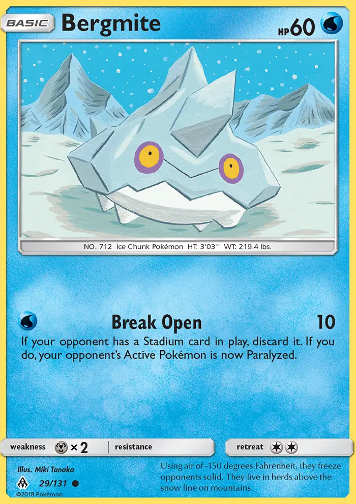 Image of the card Bergmite