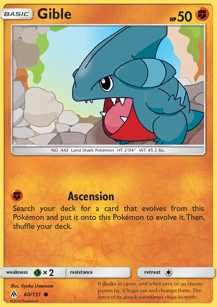 Image of the card Gible