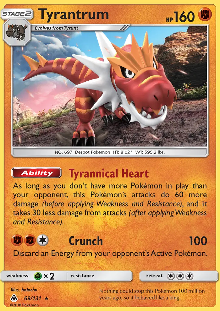 Image of the card Tyrantrum