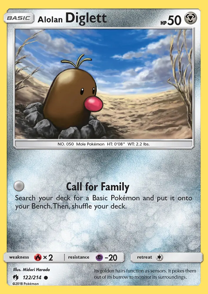 Image of the card Alolan Diglett