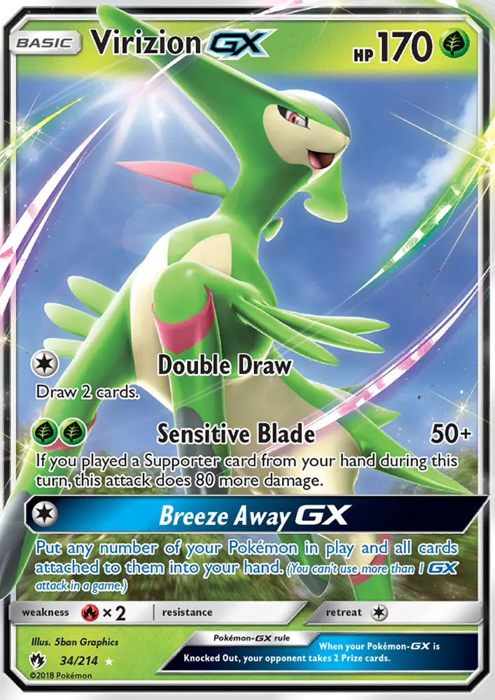 Image of the card Virizion GX