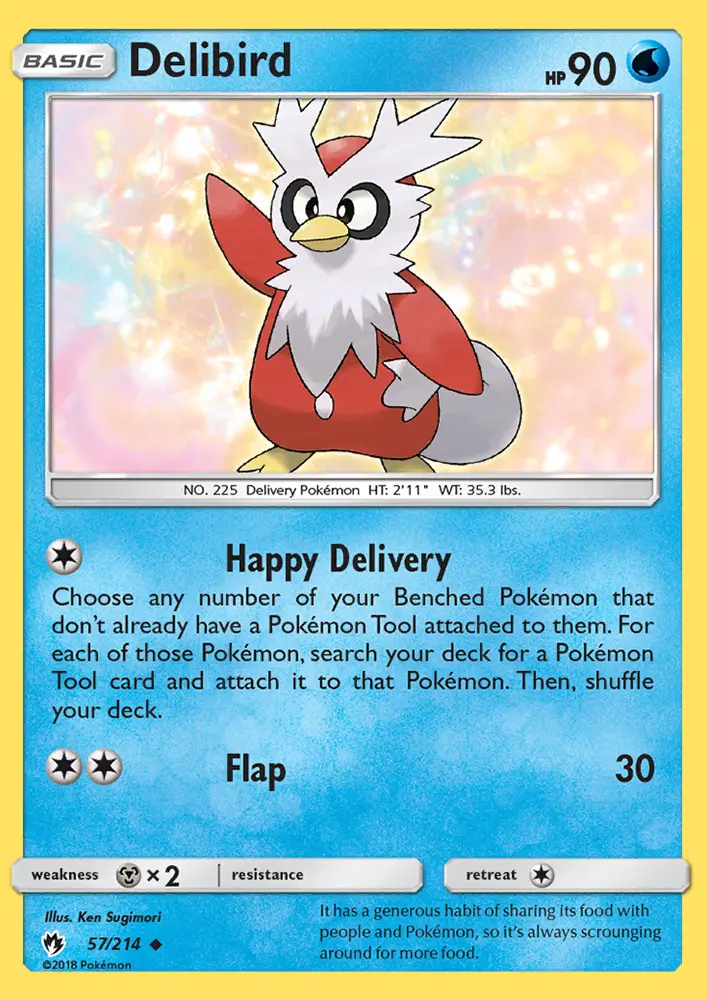 Image of the card Delibird