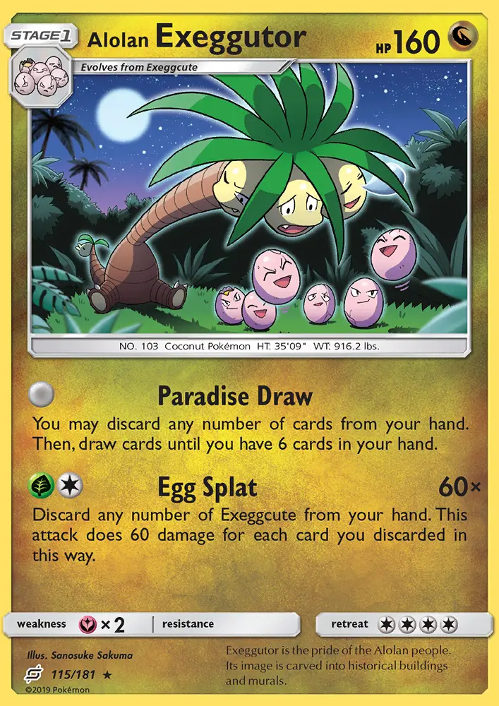 Image of the card Alolan Exeggutor