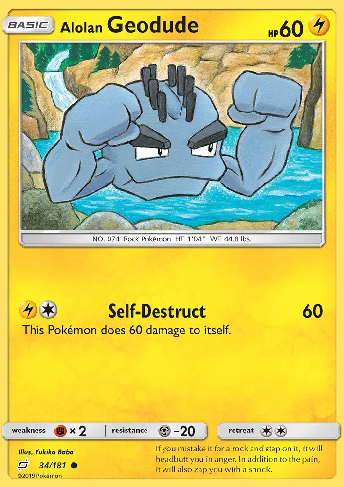 Image of the card Alolan Geodude