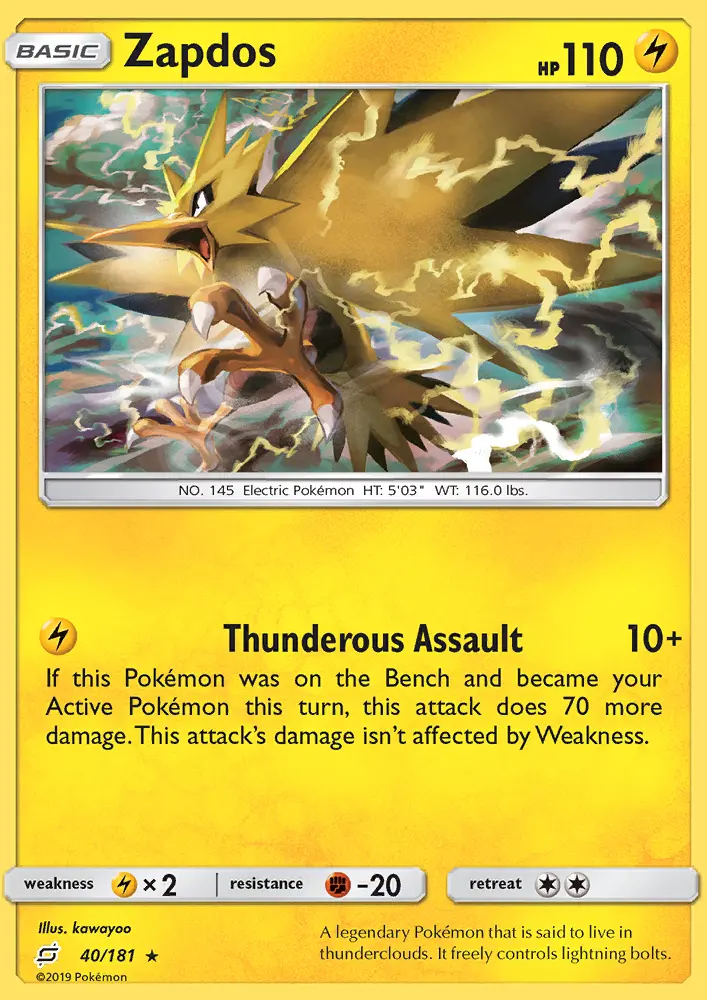 Image of the card Zapdos