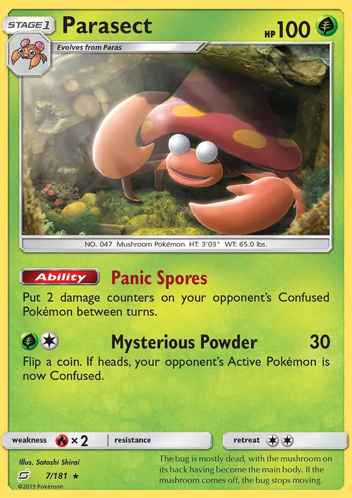 Image of the card Parasect