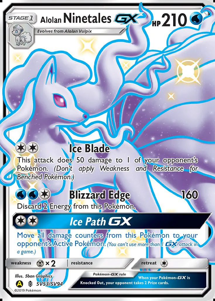 Image of the card Alolan Ninetales-GX