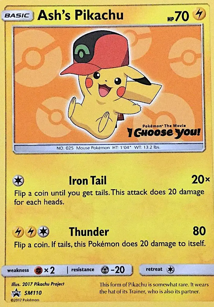Image of the card Ash's Pikachu