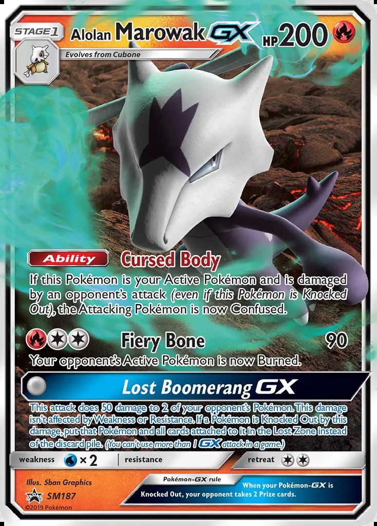 Image of the card Alolan Marowak GX