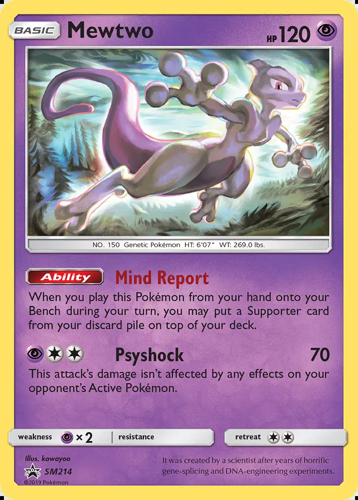 Image of the card Mewtwo