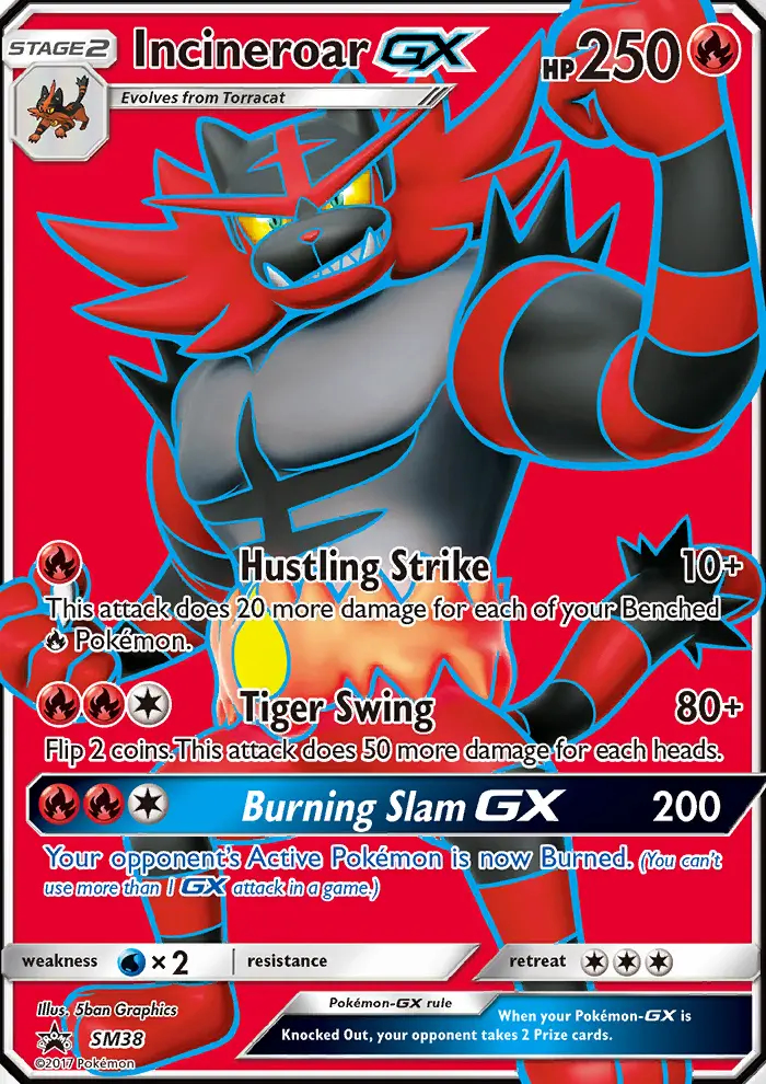 Image of the card Incineroar GX